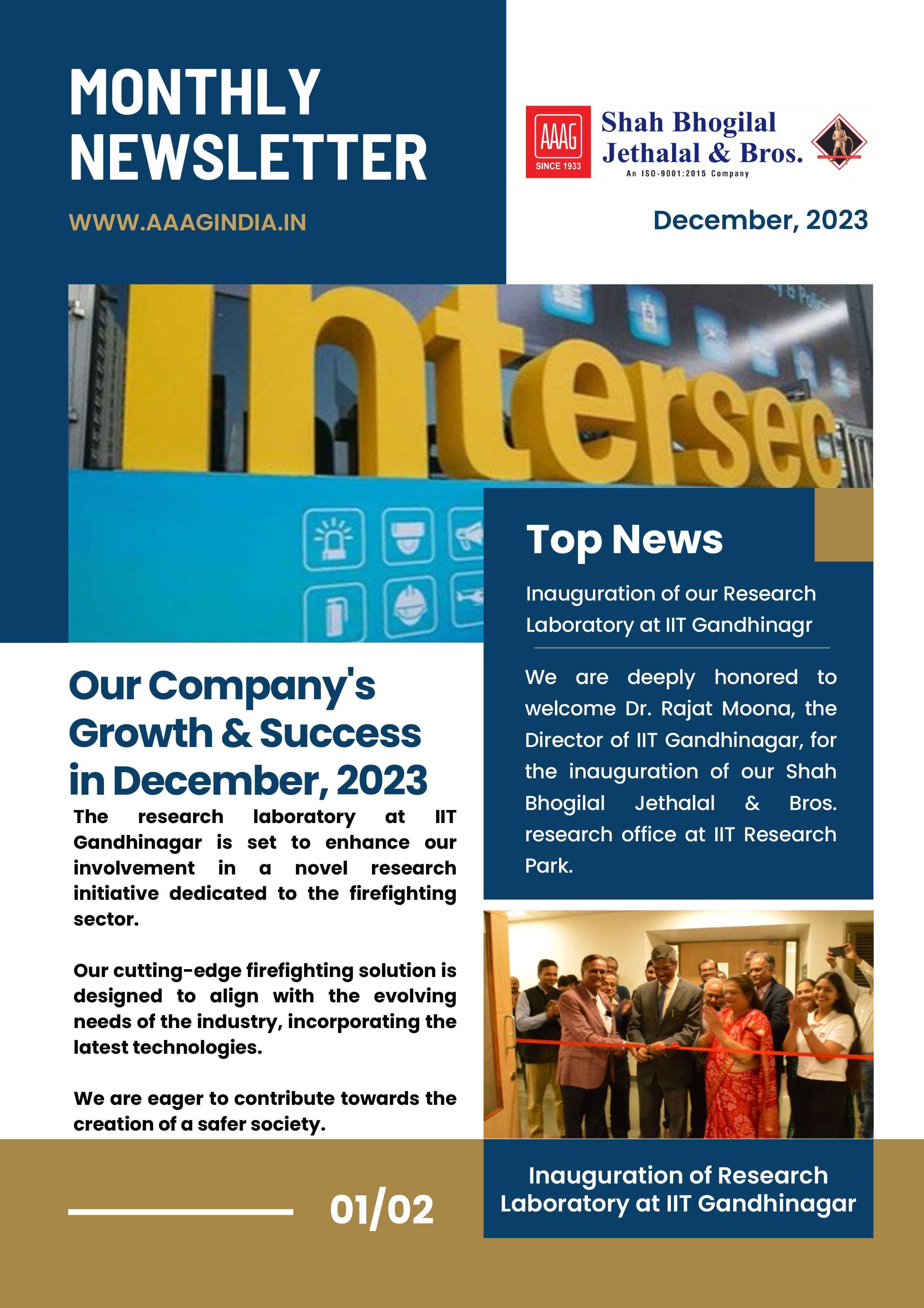 December 2023 Newsletter